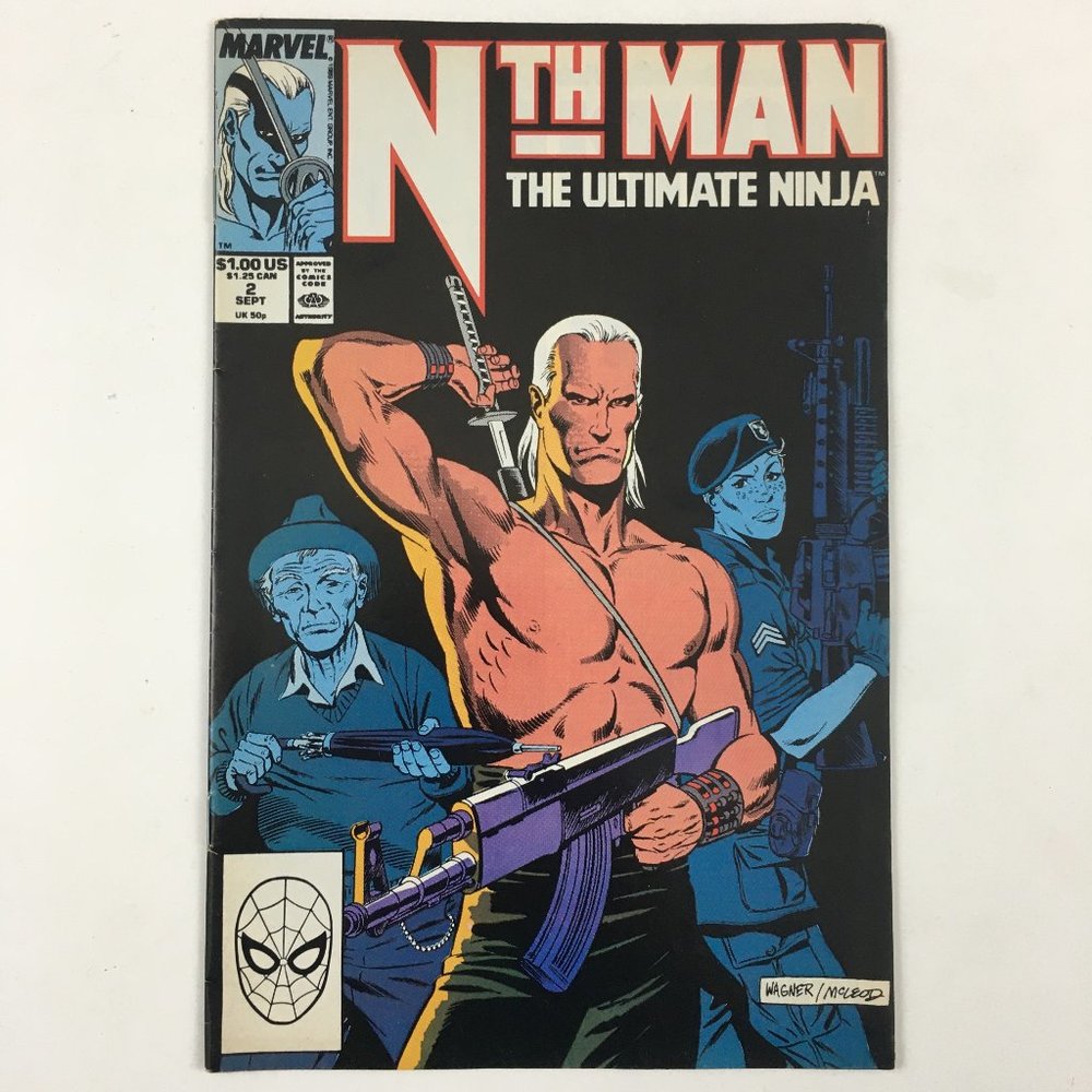 Nth Man The Ultimate Ninja #2 First Print Vintage Copper Age Marvel Comic Book